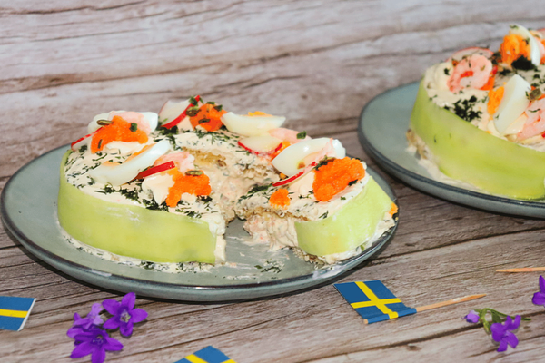 LCHF Smörgåstårta