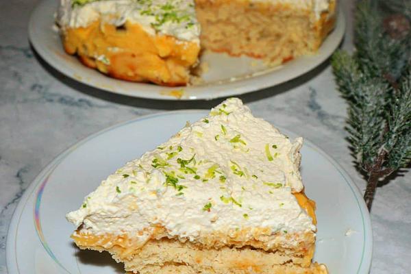 Limekaka med limecurd