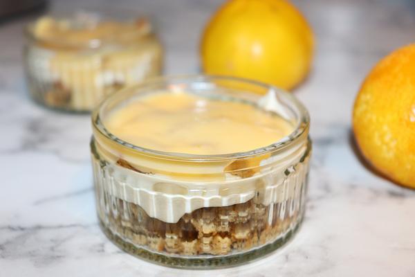 LCHF Citron cheesecake i glas - utan nötter 