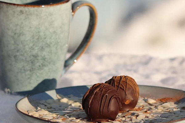 Chokladdoppad mandelmassa - LCHF