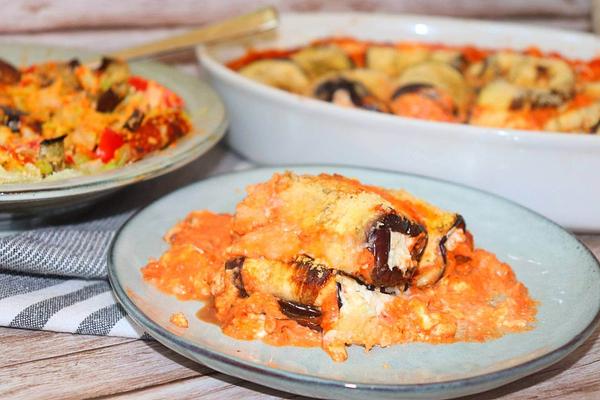 "Spansk" aubergine cannelloni 
