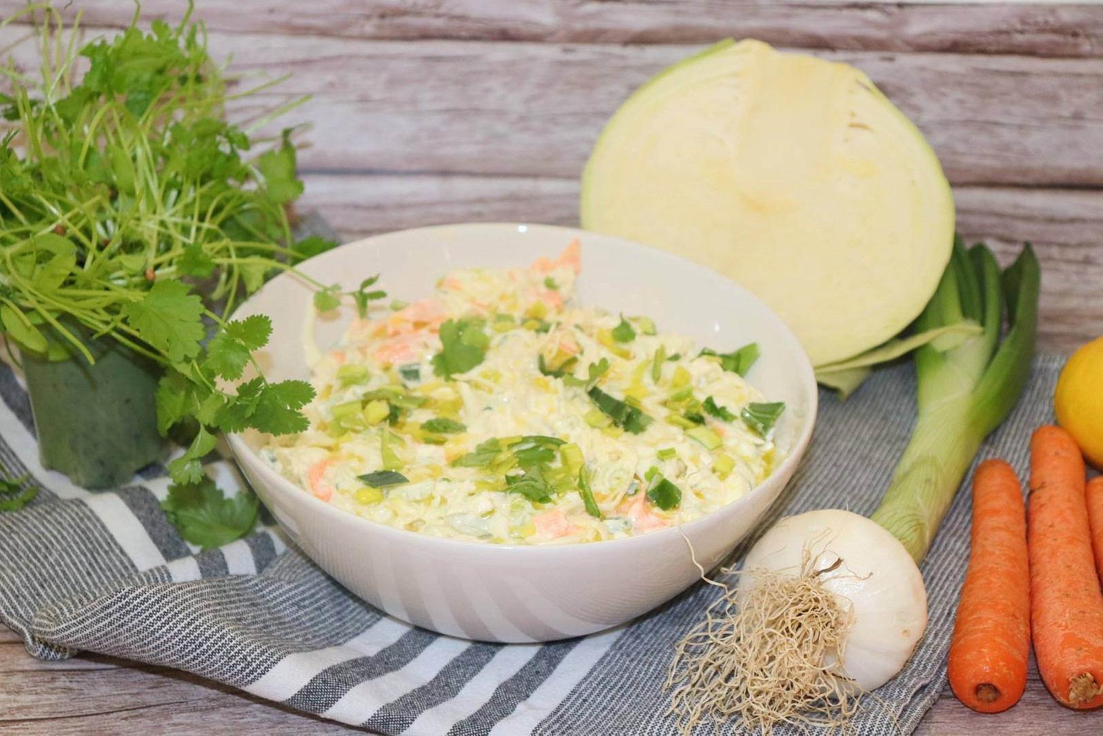 Citron och feta Coleslaw